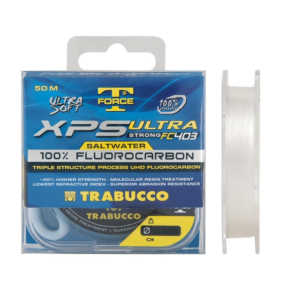 

Флюрокарбон Trabucco T-FORCE XPS ULTRA SW 50м 0,145мм 2,26кг