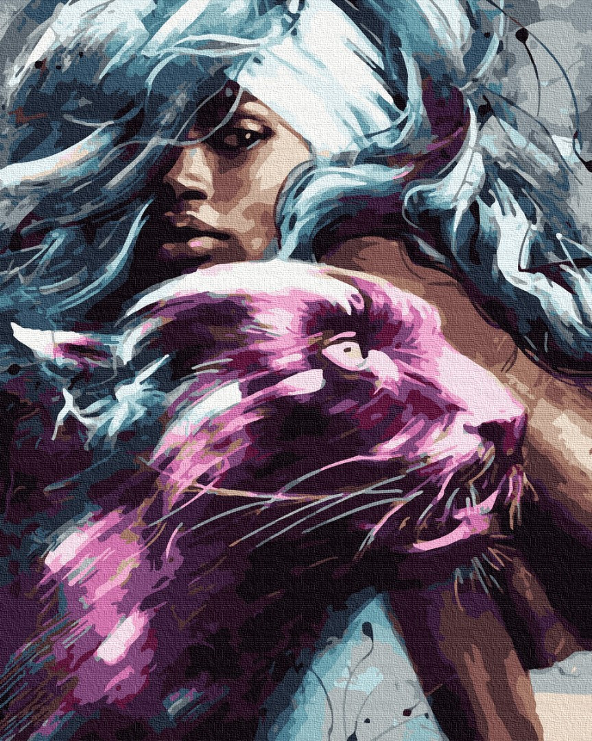 

Картина по номерам - Опасный взгляд Brushme 40*50см. (GX37106)