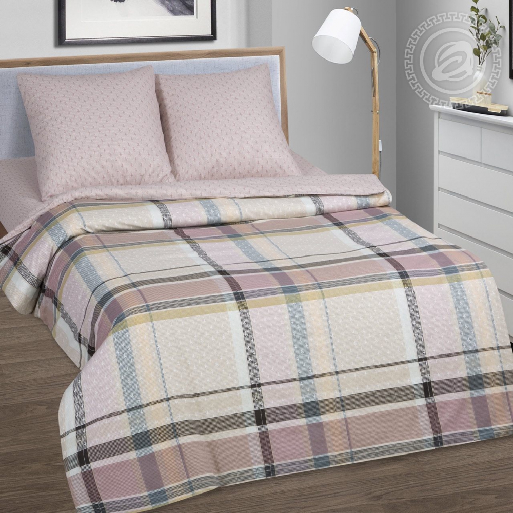 

Комплект постельного белья Komfort-tekstil Прима, поплин (Семейный)