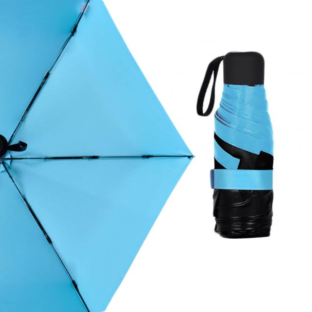 

Складной мини зонт Black Lemon Blue