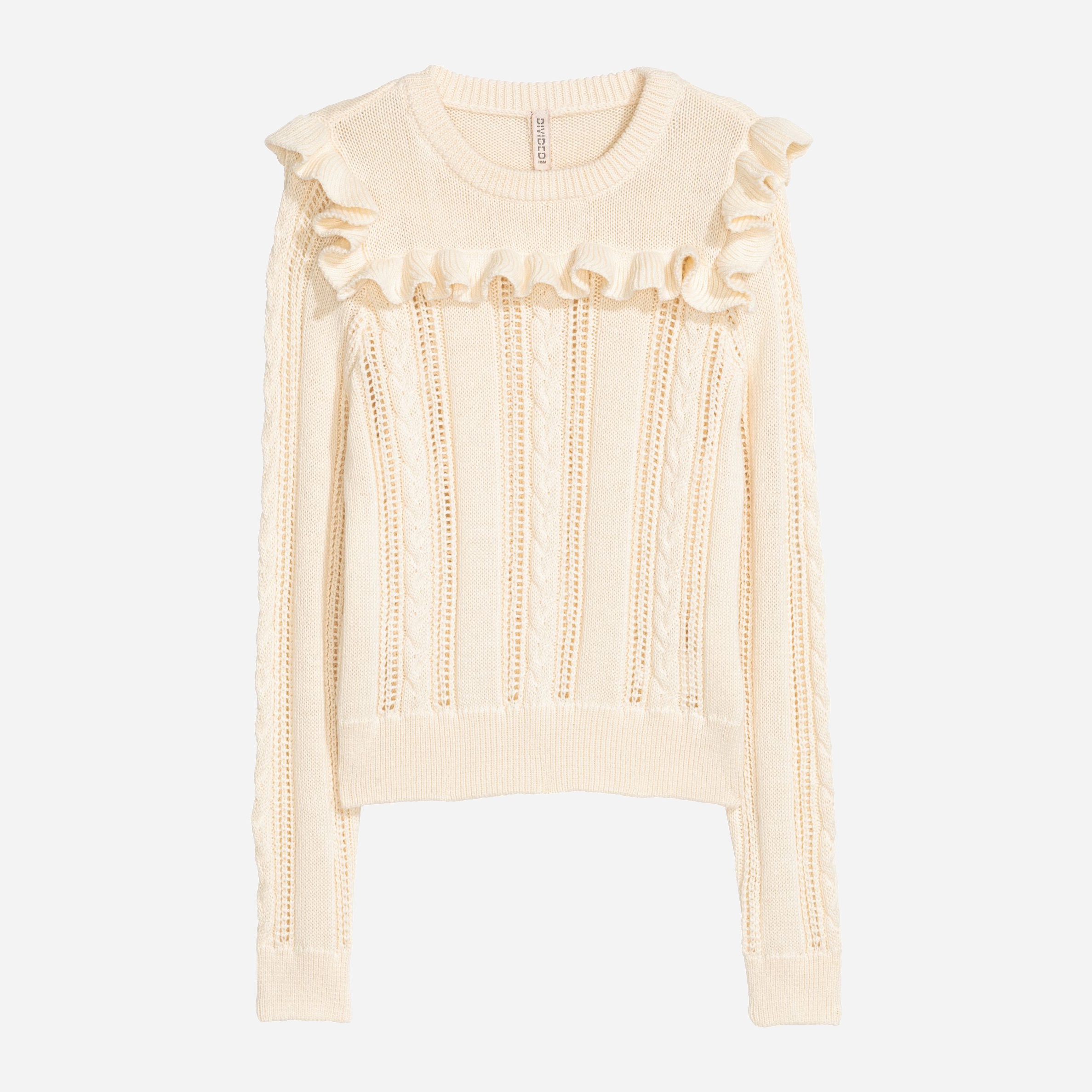 

Джемпер H&M 1108-4546026 S Кремовый