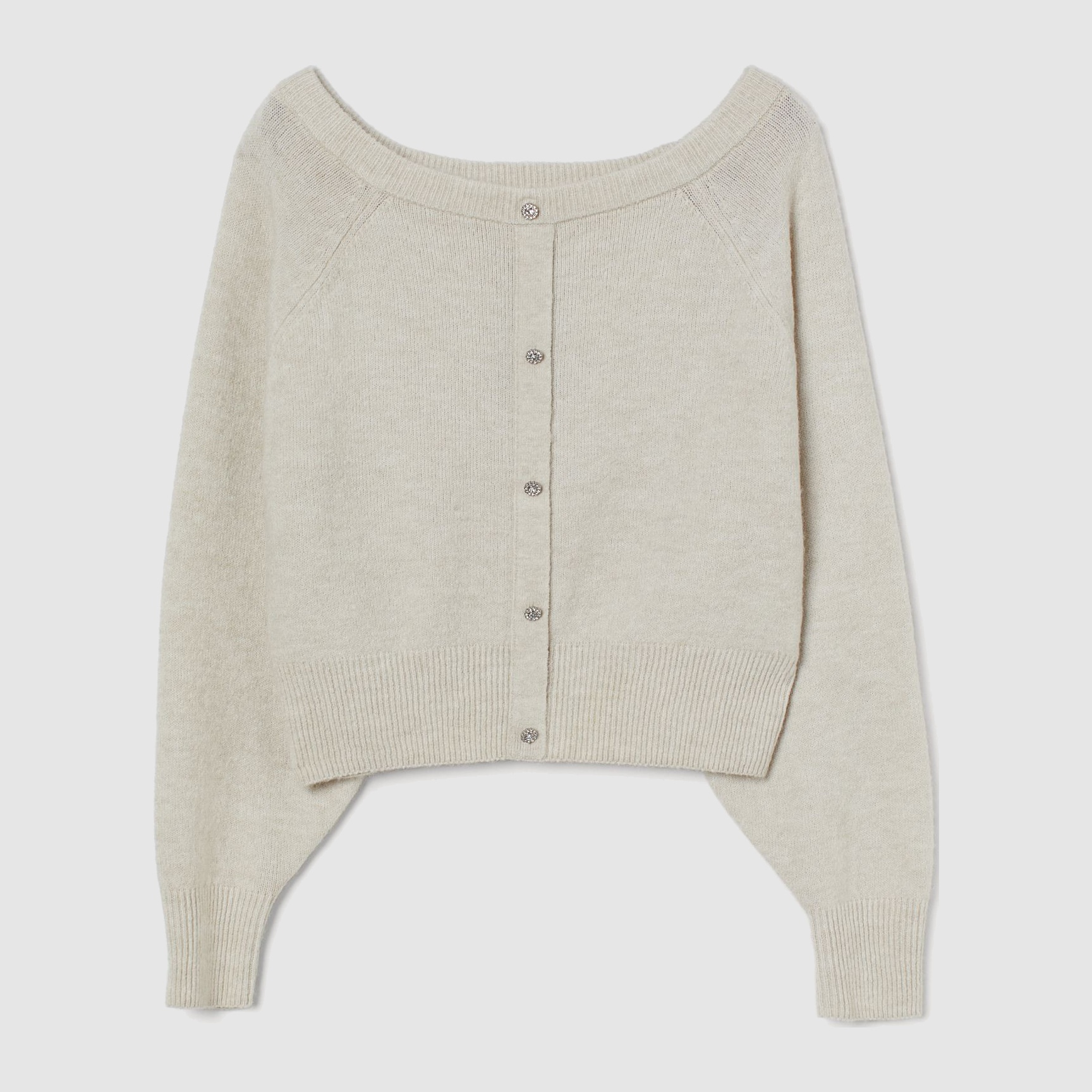 

Джемпер H&M 1207-9440182 XL Светло-бежевый