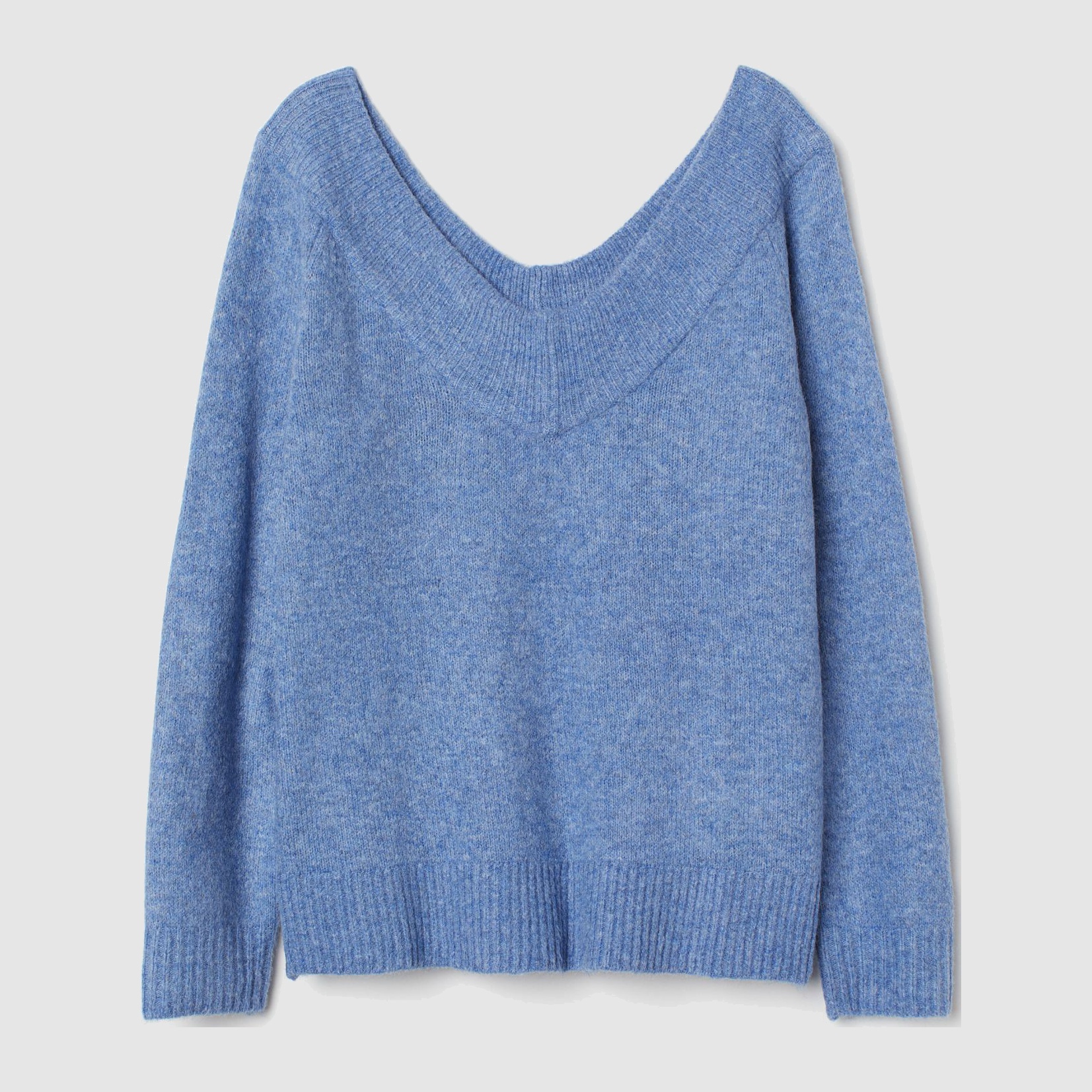 

Пуловер H&M 1308-7148269 S Синий меланж