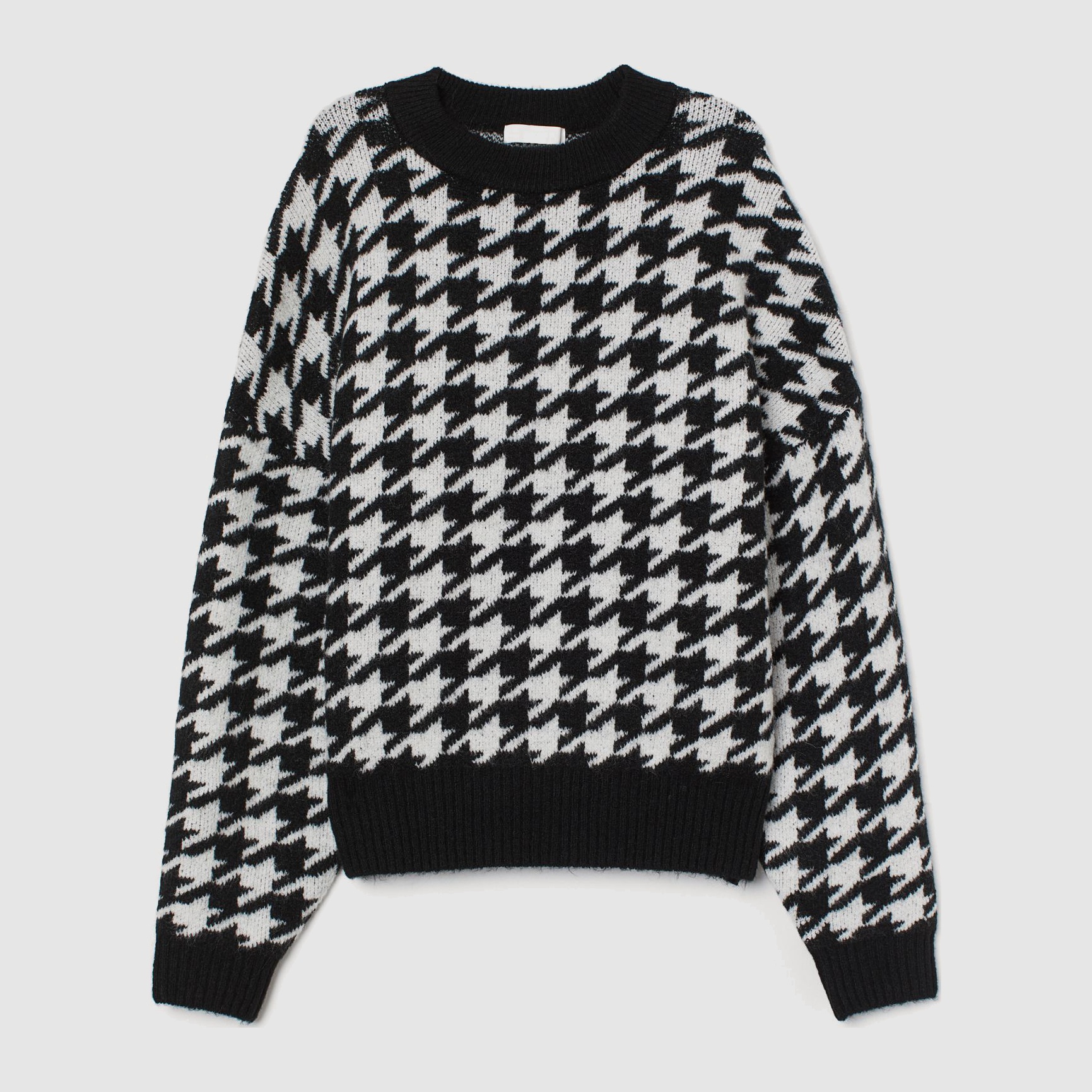 

Джемпер H&M 1708-8264921 XL Черный с белым