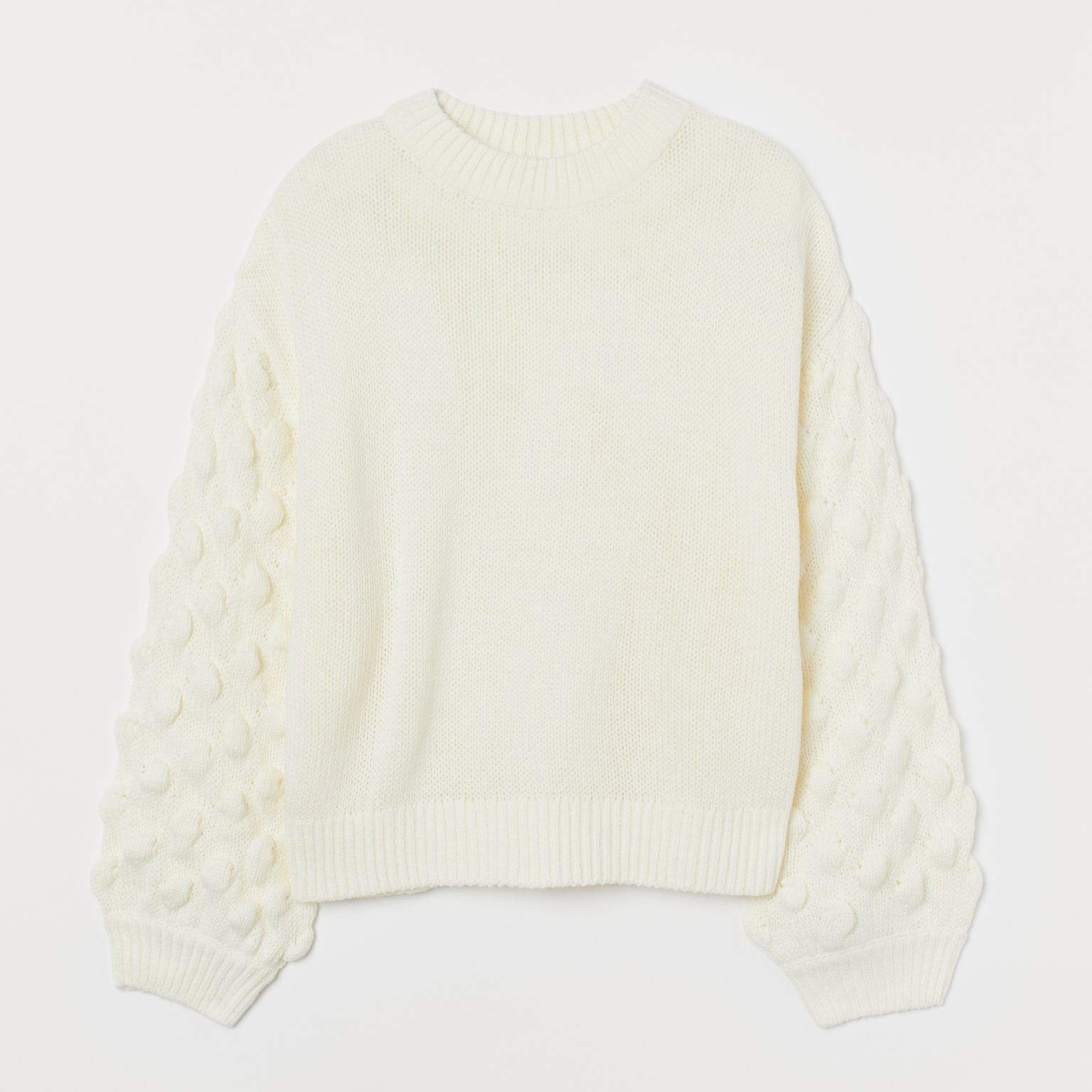 

Джемпер H&M 1708-8982212 XS Молочный