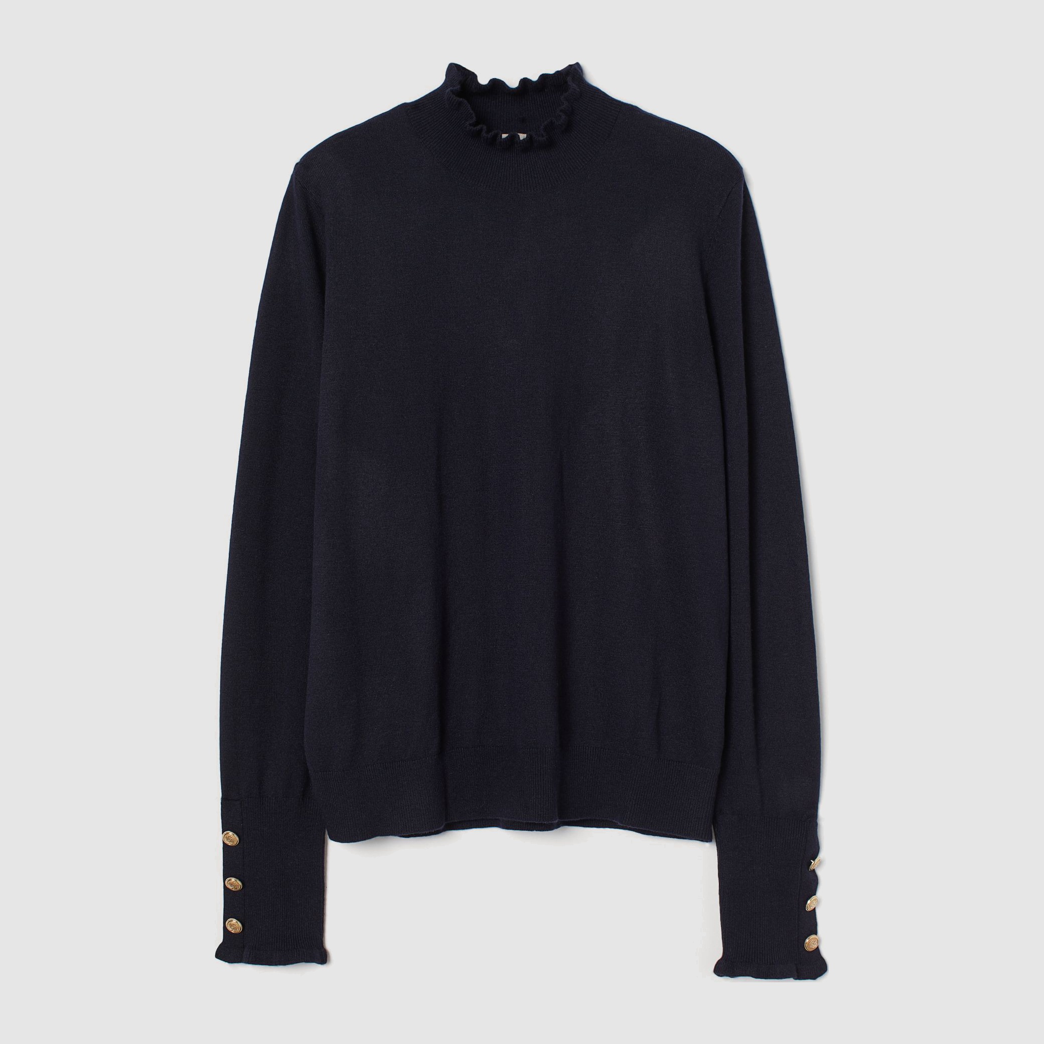 

Свитер H&M 2607-9082922 S Темно-синий