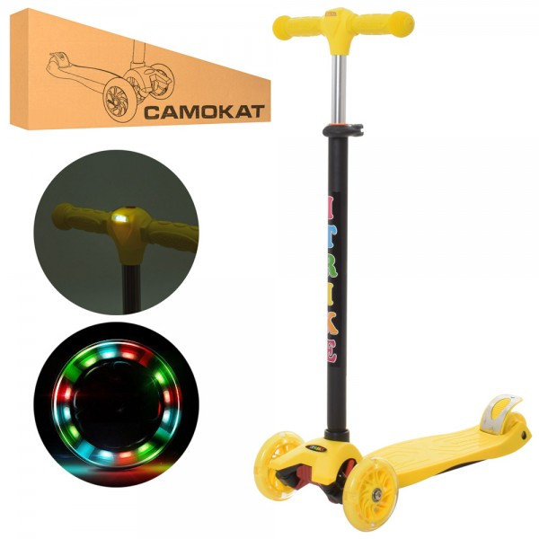 

Самокат I-Trike Maxi JR3-003-Y-L 75-84 см желтый