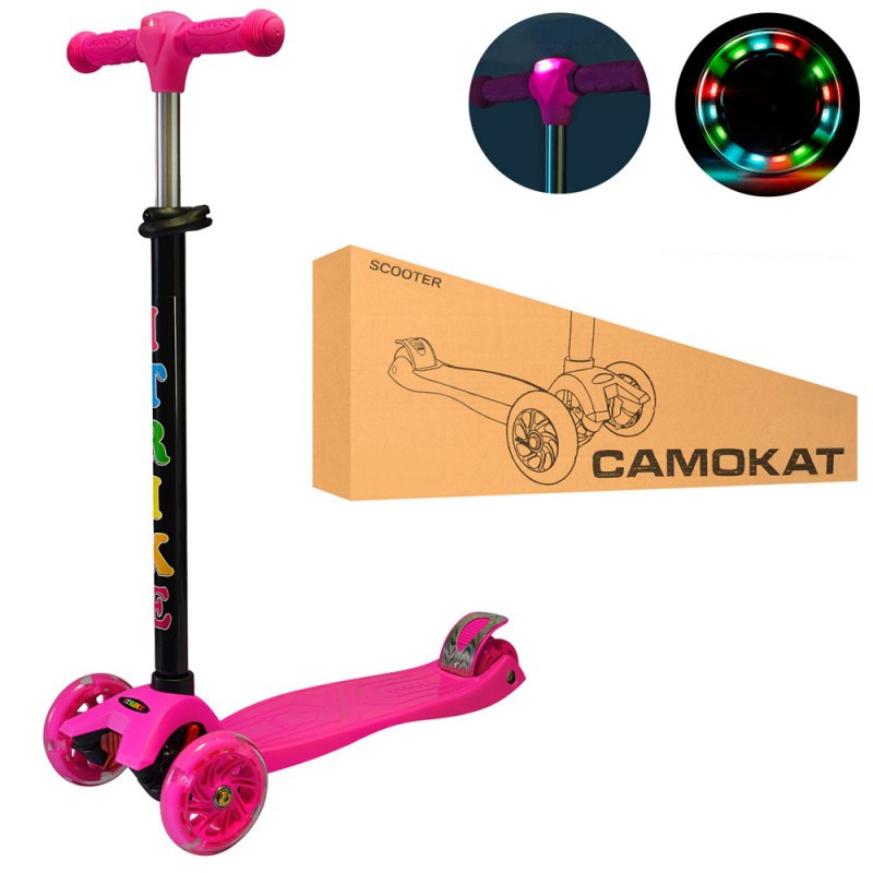 

Самокат I-Trike Maxi JR3-003-P-L 75-84 см розовый