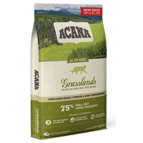 

Сухой корм Acana Grasslands Cat 0.34 кг для кошек всех пород и возраста (ягненок, утка, судак)