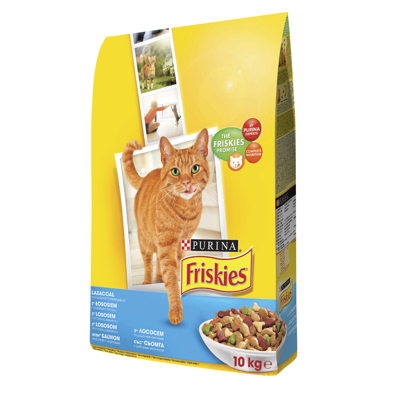 

Сухой корм для взрослых кошек Friskies Adult Salmon and Vegetabls 10 кг (лосось и овощи)