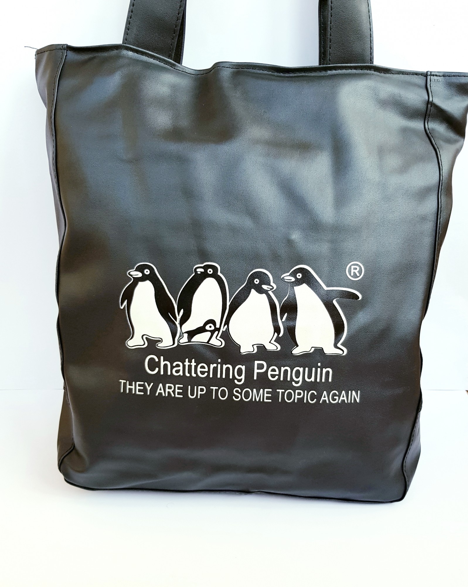 

Женская сумка шопер Penguin однотонный черный