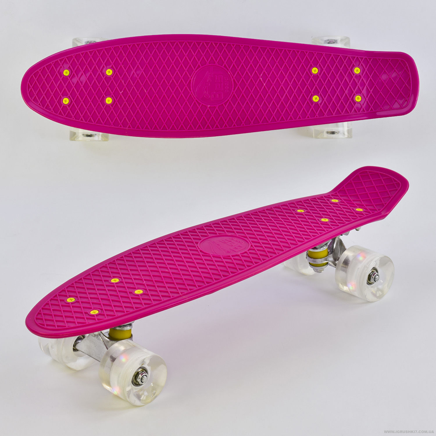 

Пенни Борд Для Детей Со Светящимися Колесами Best Board Для Фрирайда Розовый