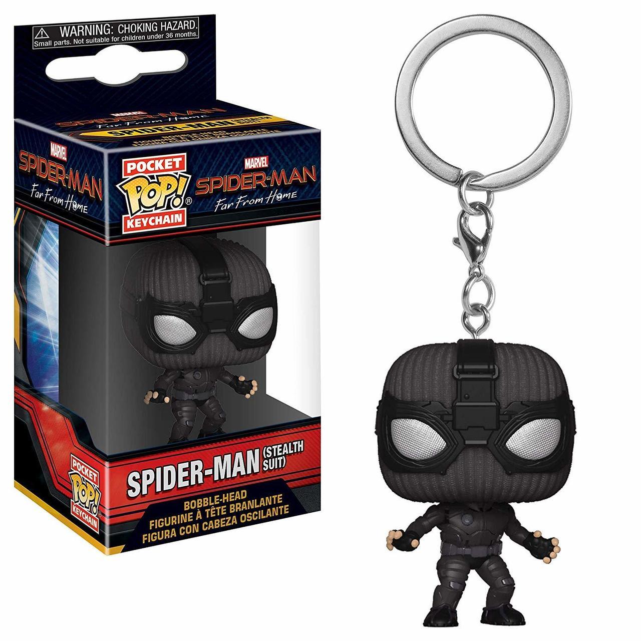 

Фигурка брелок Funko Pop Фанко Поп Spider-Man: Far From Home Stealth Suit 4 см Trinket SM Sm