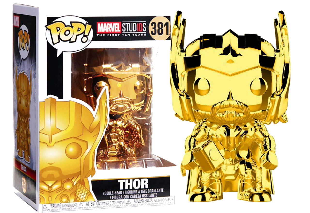 

Фигурка Funko Pop Фанко Поп Marvel Studios Тор Thor (Chrome) 10 см MS Т 381