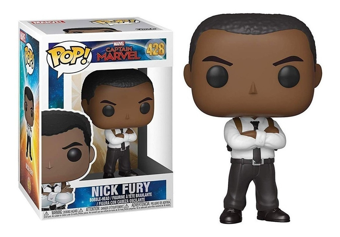 

Фигурка Funko Pop Фанко Поп Капитан Марвел Ник Фьюри Captain Marvel Nick Fury 10 см СM NF 428