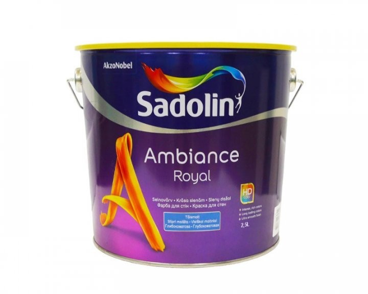 

Краска Sadolin Ambiance Royal белая 2.5 л арт 500-06