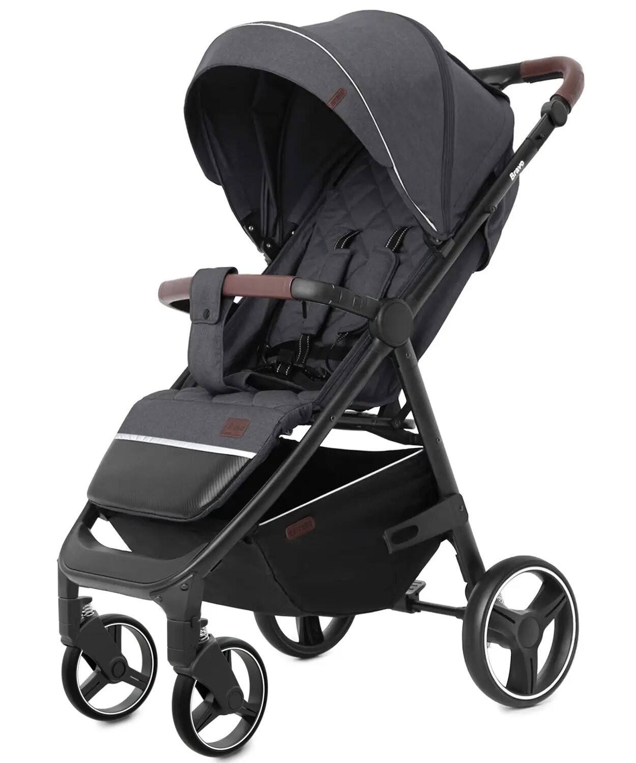

Прогулянкова коляска CARRELLO Bravo CRL-8512 (L) Serious Grey +дощовик /1/ MOQ