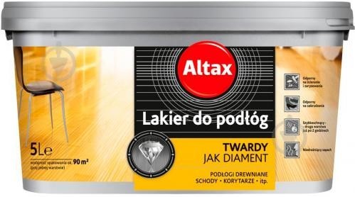 

Лак для пола Altax 5 л бесцветный полуматовый 5 л арт - L090