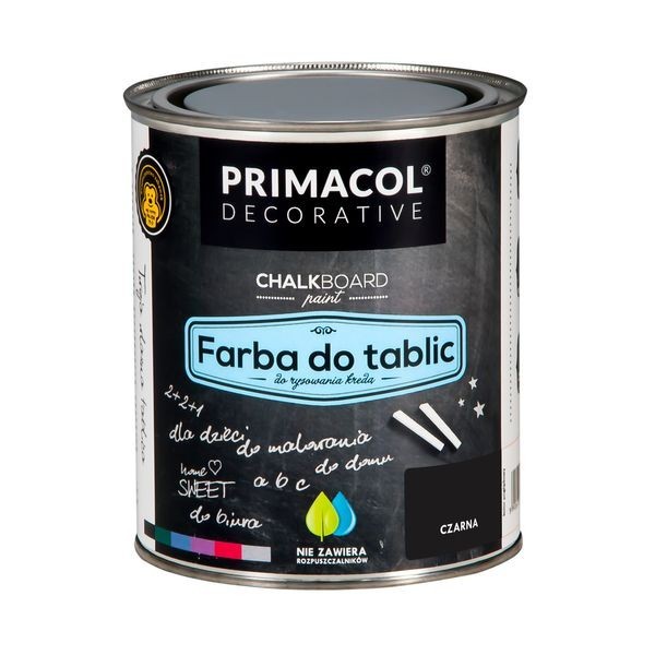 

Краска грифельная Primacol Decorative черная 0.75 л арт PR001