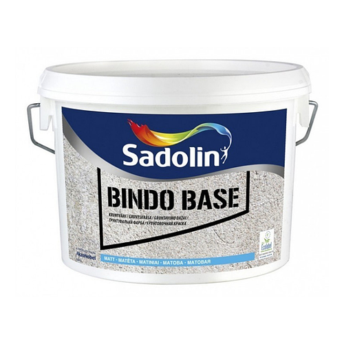 

Грунт-краска Sadolin Bindo Base 10 л белая арт 51-033