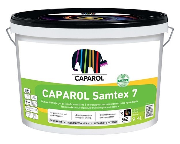 

Краска Caparol Samtex 7 бесцветная 9.4 л арт - 969140
