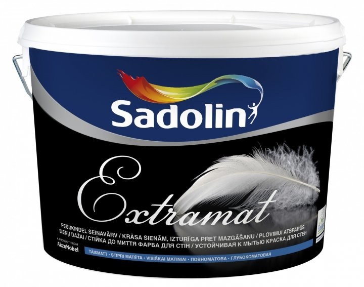 

Краска Sadolin Extramat 10 л белая арт 51-010