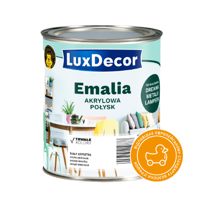 

ЭМАЛЬ АКРИЛОВАЯ ГЛЯНЦЕВАЯ. LUXDECOR (2.5 л) Египетское солнце