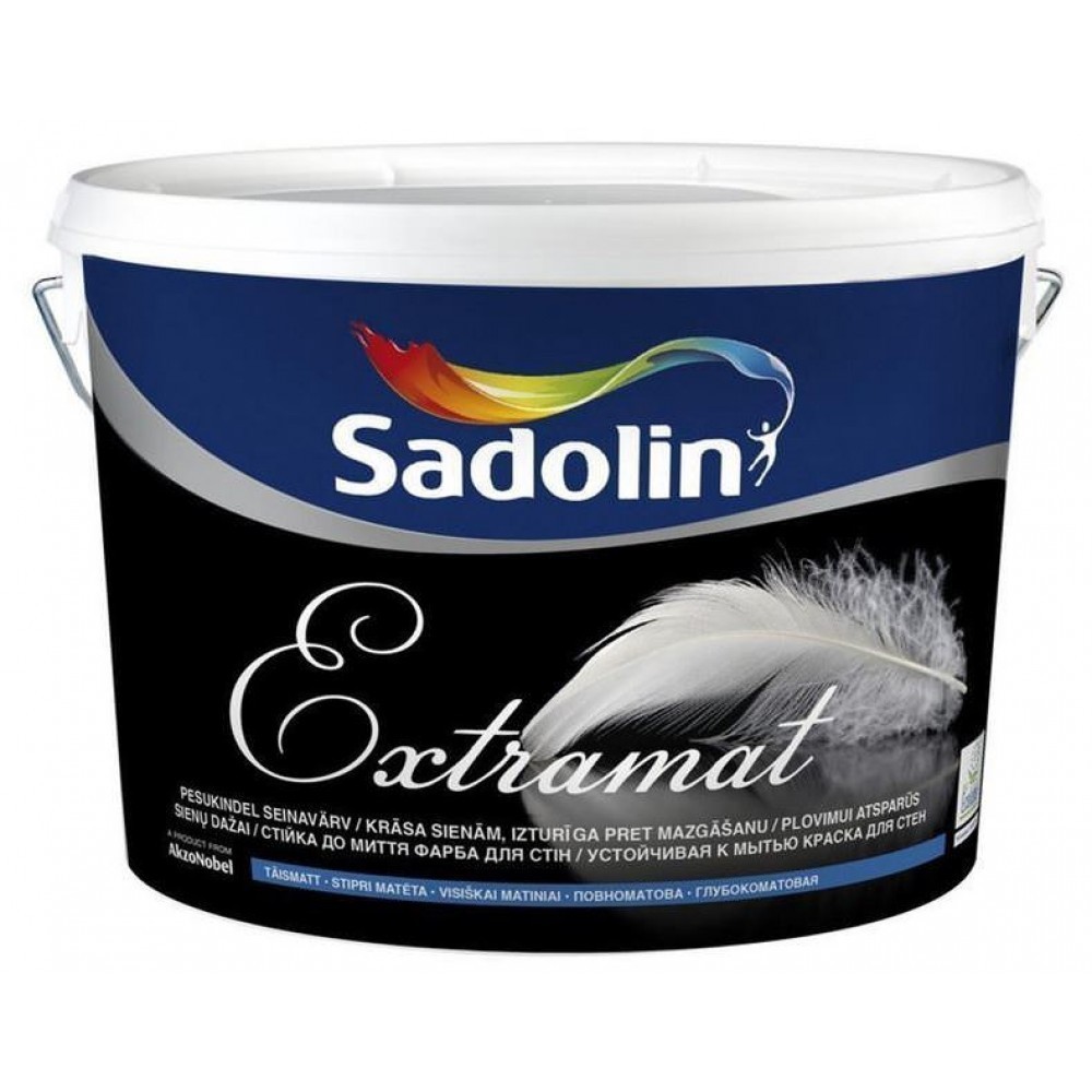 

Краска Sadolin Extramat белая 2.5 л арт 51-009