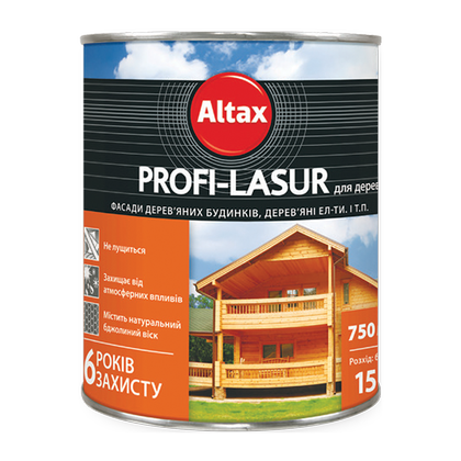 

Лазурь PROFI-LASUR ДЛЯ ДРЕВЕСИНЫ ALTAX (0.75 л)