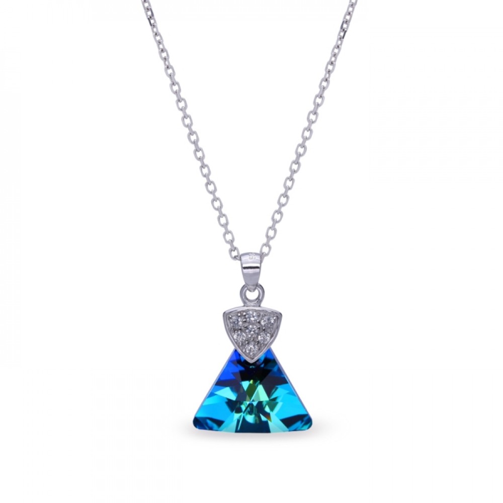 

Серебряный кулон Spark со Swarovski Triangolo N6628BB