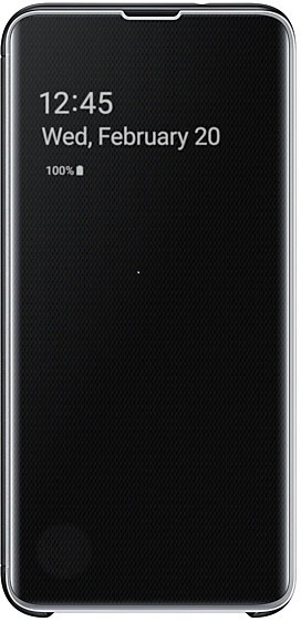 

Оригинальный защитный Чехол-книжка Samsung Clear View Cover (S-view Flip) для Samsung Galaxy S10e (G970) Black EF-ZG970CBEGRU чёрный