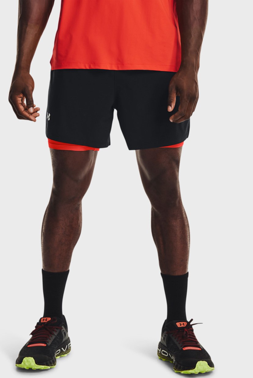 

Мужские черные шорты UA Iso-Chill Run 2N1 Short Under Armour XXL 1364858-002