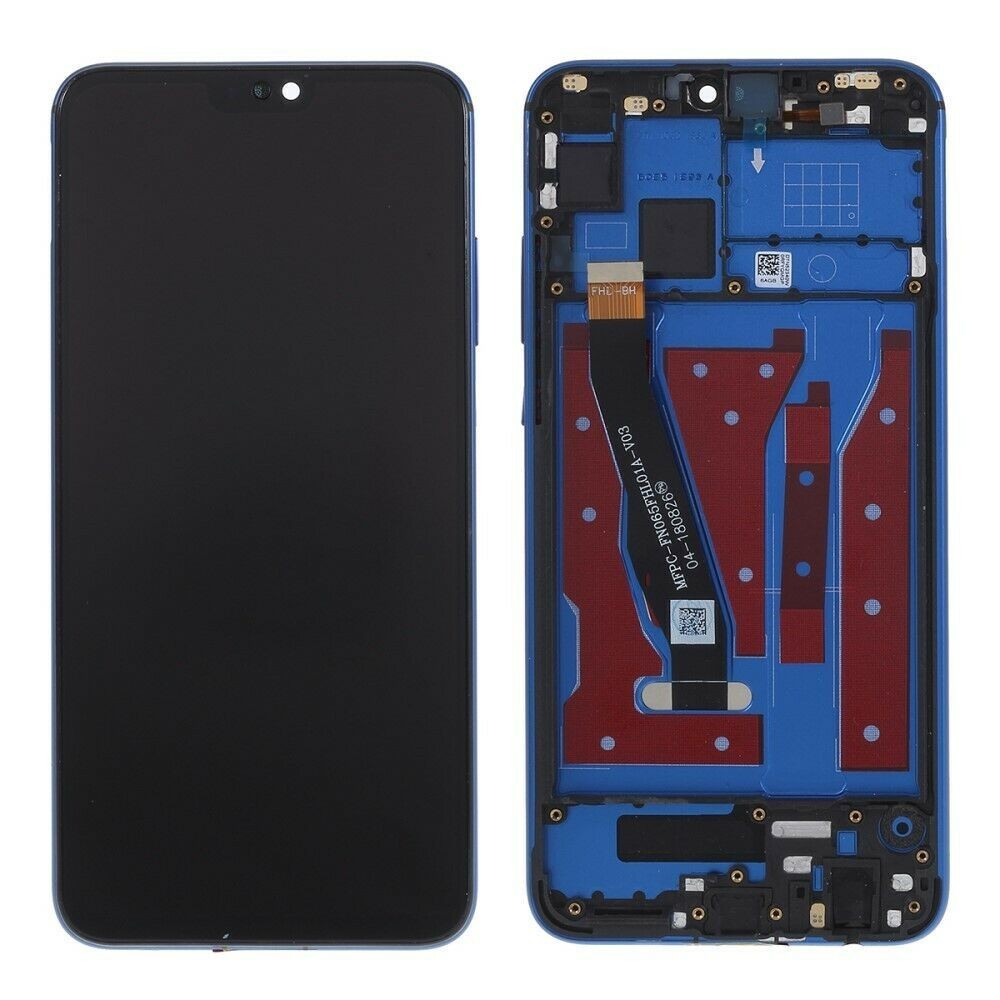 

Дисплей для Huawei Honor 8X JSN-L21, JSN-AL00, Honor View 10 Lite с сенсором (тачскрином) черный, с рамкой синего цвета