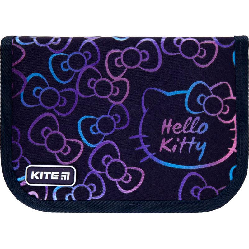 

Пенал школьный без наполнения Kite КІТЕ Education Hello Kitty HK21-621, 1 отделение, 1 отворот