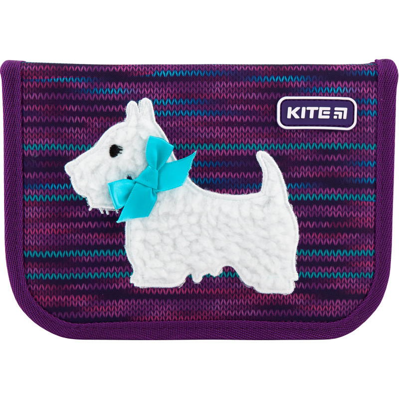 

Пенал с наполнением Kite Education Cute puppy K20-622H-11, 1 отделение, 2 отворота