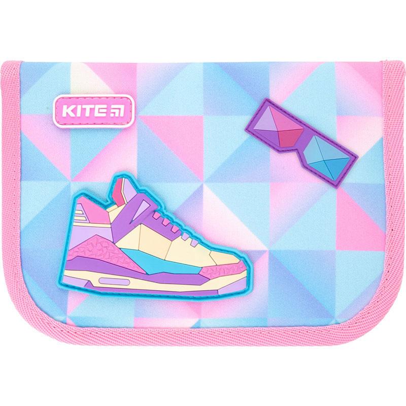 

Пенал школьный с наполнением Kite КІТЕ Education Cool girl K21-622H-7, 1 отделение, 2 отворота