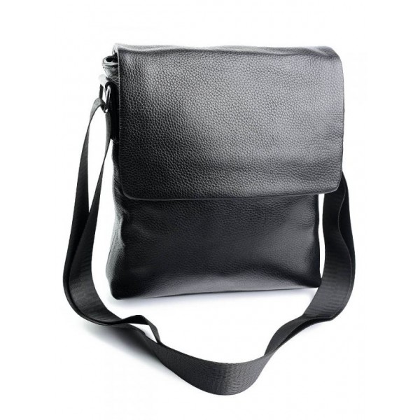 

Сумка из натуральной кожи мужская BagMan 3658 Black