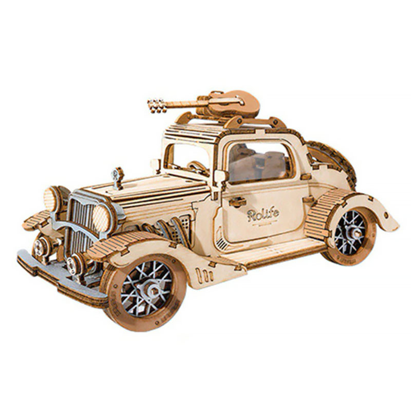 

Механический 3D конструктор Robotime TG504 Retro car