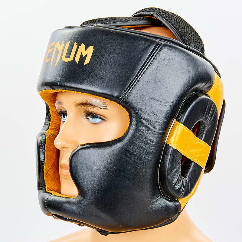 

Шлем боксерский с полной защитой кожаный VENUM ELITE , Размер M