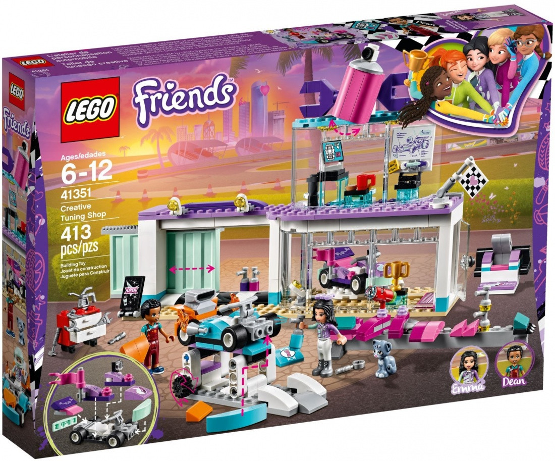 

Lego Friends Мастерская по тюнингу автомобилей 41351