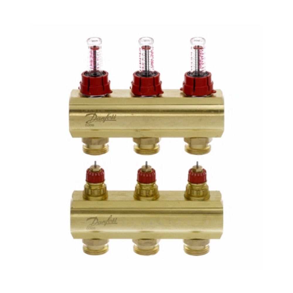 

Коллектор с расходомерами Danfoss FHF на 3 выхода (088U0523)
