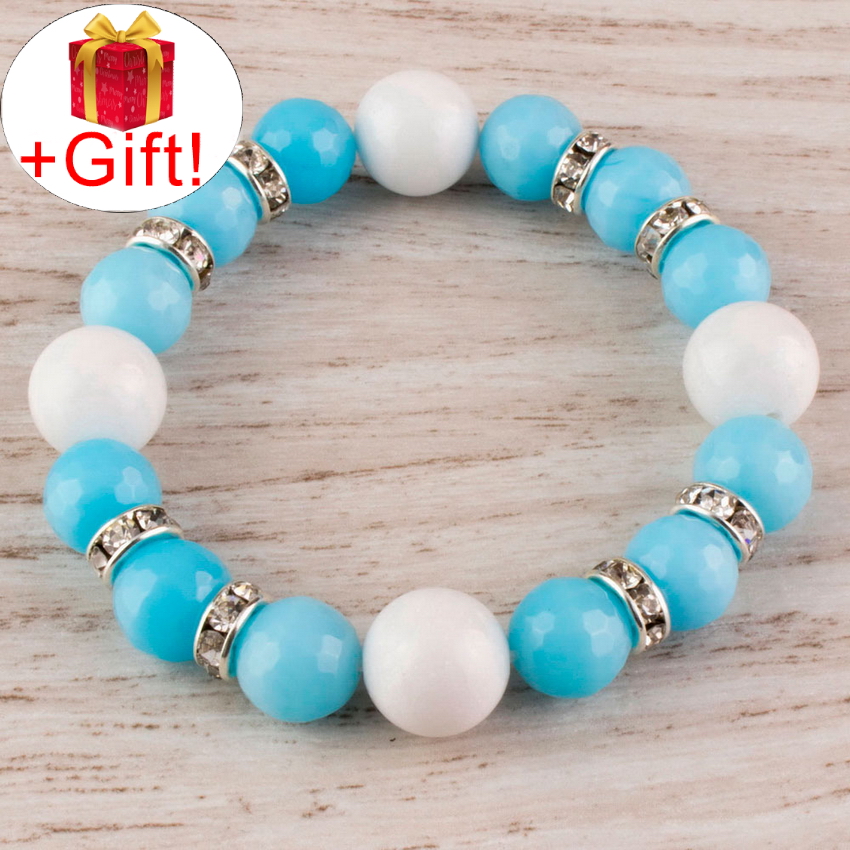 

Браслет агат натуральный (12 мм), размер 16 см, julB0454