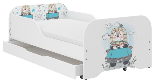 

Детская кровать KidsBunkBed Микки Маус КОРОЛЬ-ЛЕВ 140x70 см. 144см х 74см х 65см