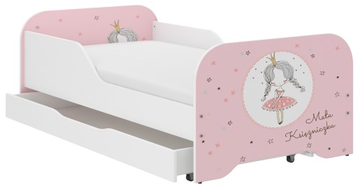 

Детская кровать KidsBunkBed Микки Маус Принцесса 140x70 см. 144см х 74см х 65см