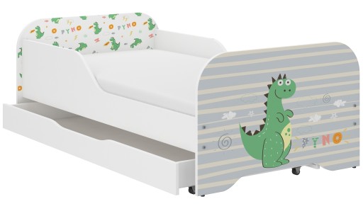 

Детская кровать Микки Маус KidsBunkBed Дракоша 140x70 см. 144см х 74см х 65см