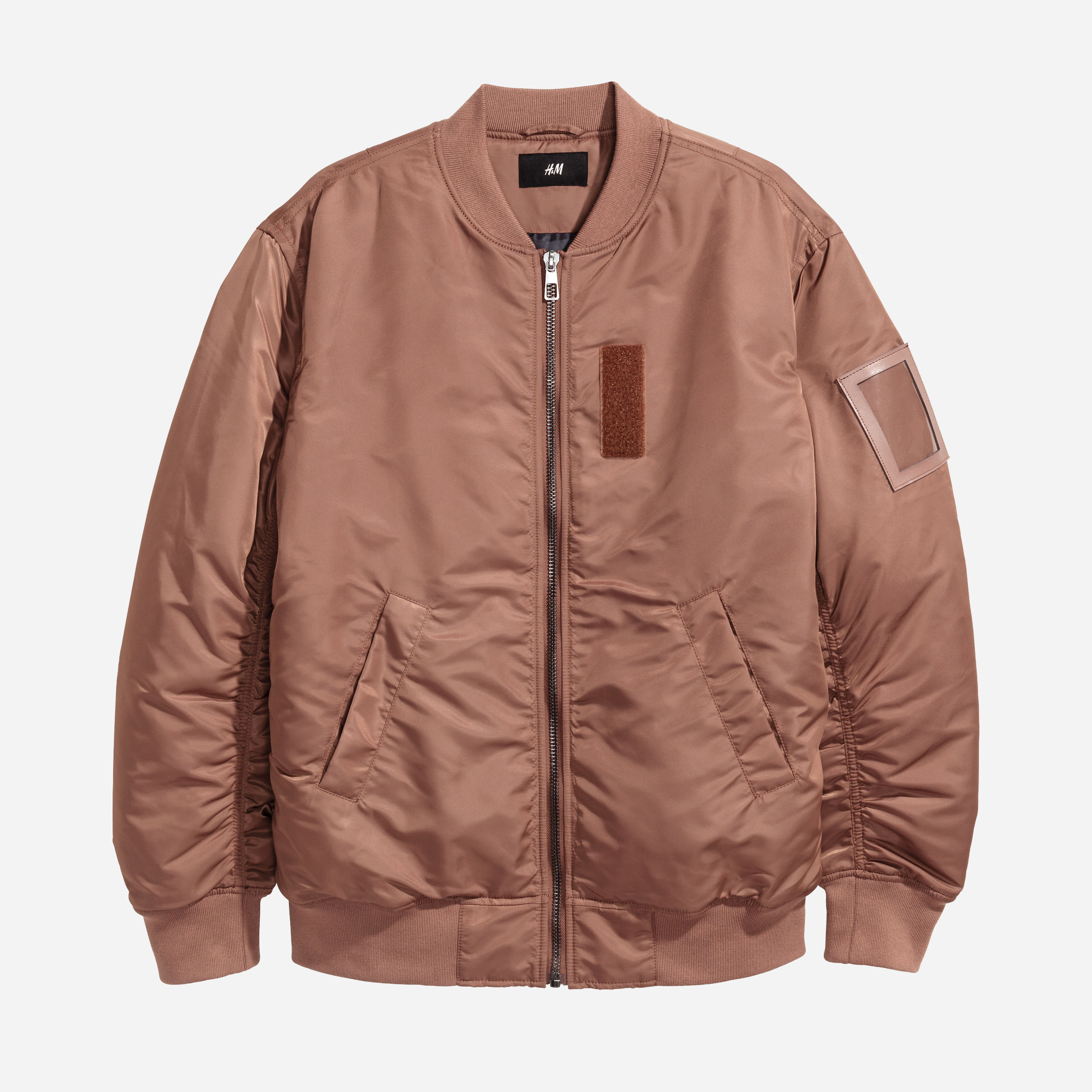 

Бомбер H&M 5510946-ACWQ S Светло-коричневый