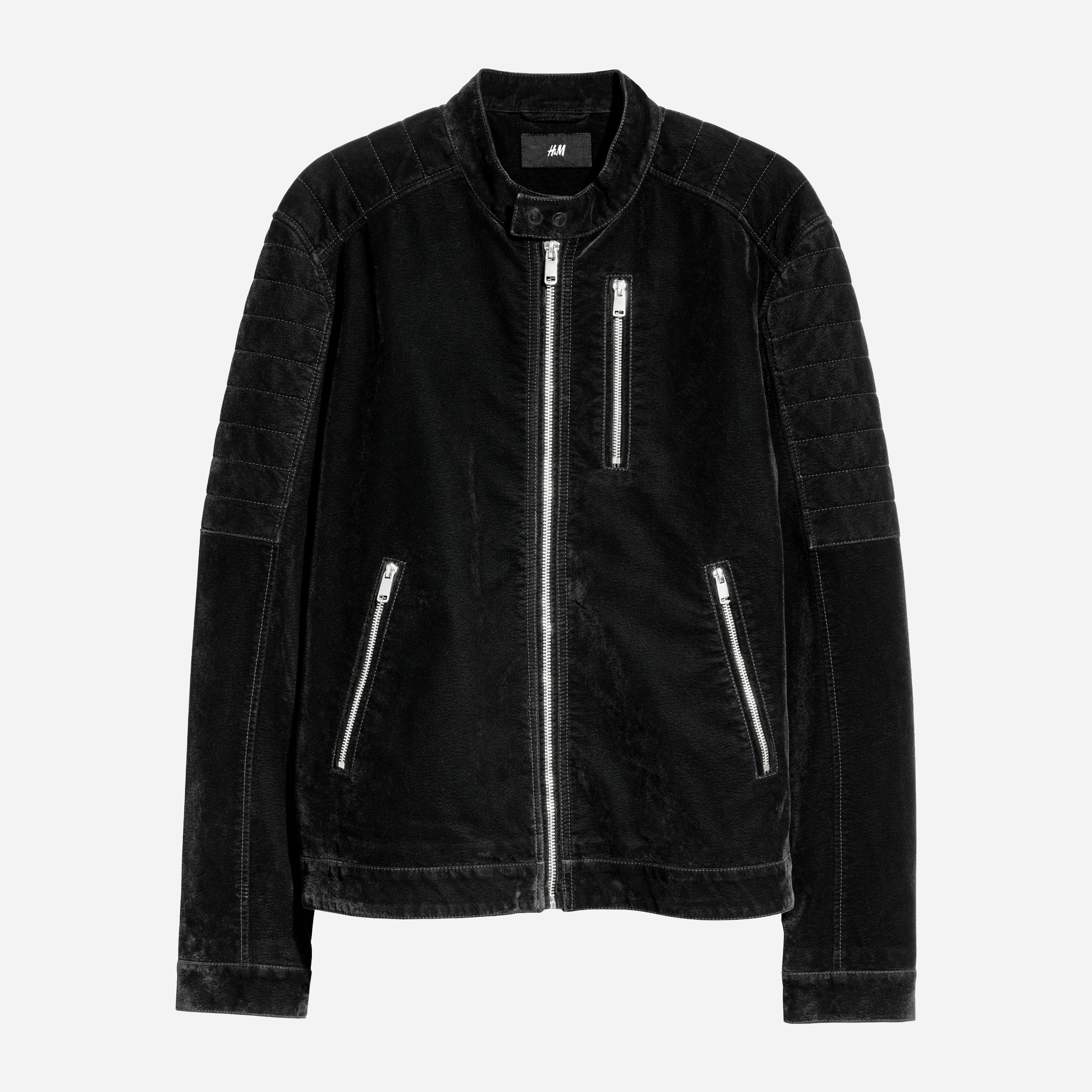 

Джинсовая куртка H&M 5569587-AAAD S Черная