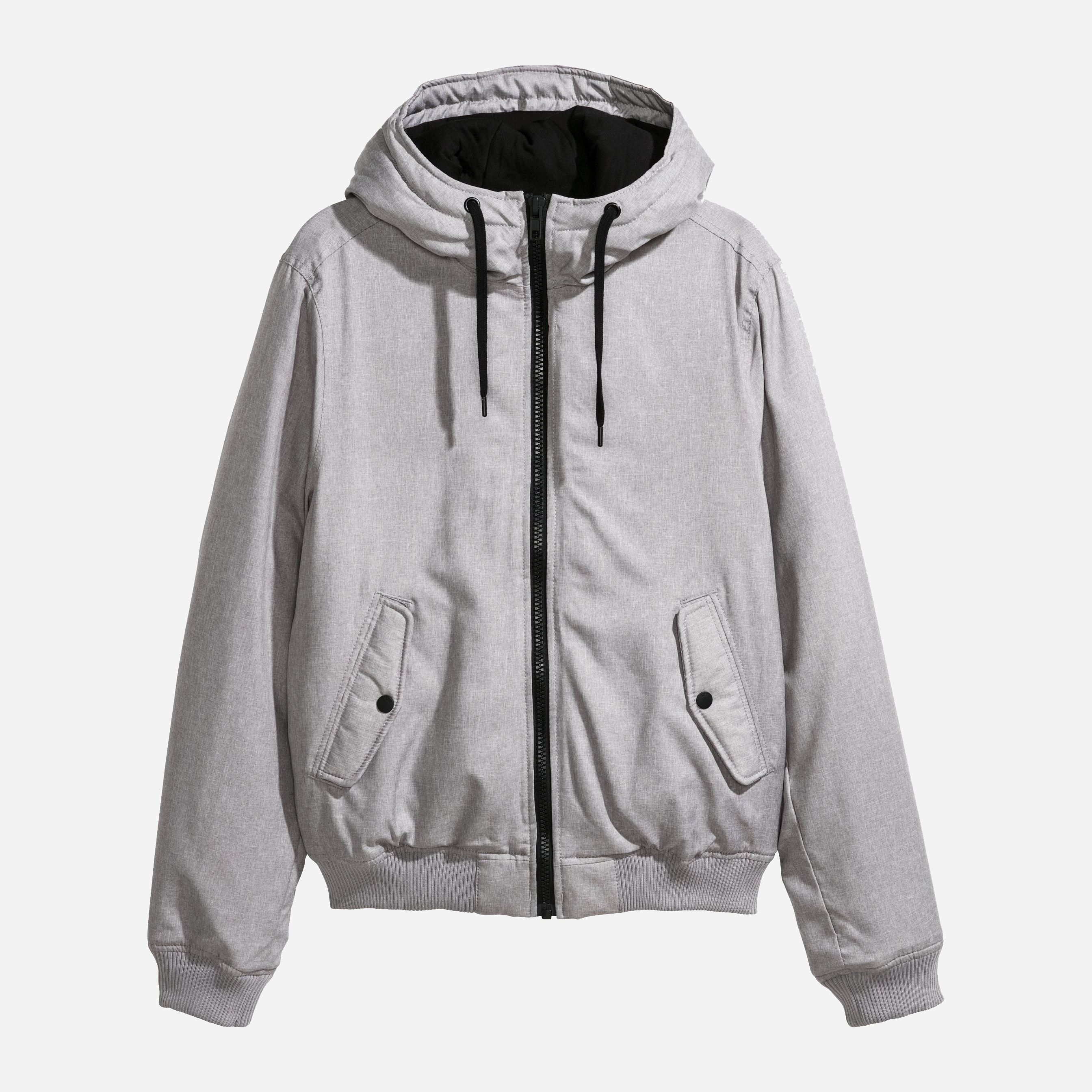 

Бомбер H&M 1762095-ABKU XS Серый
