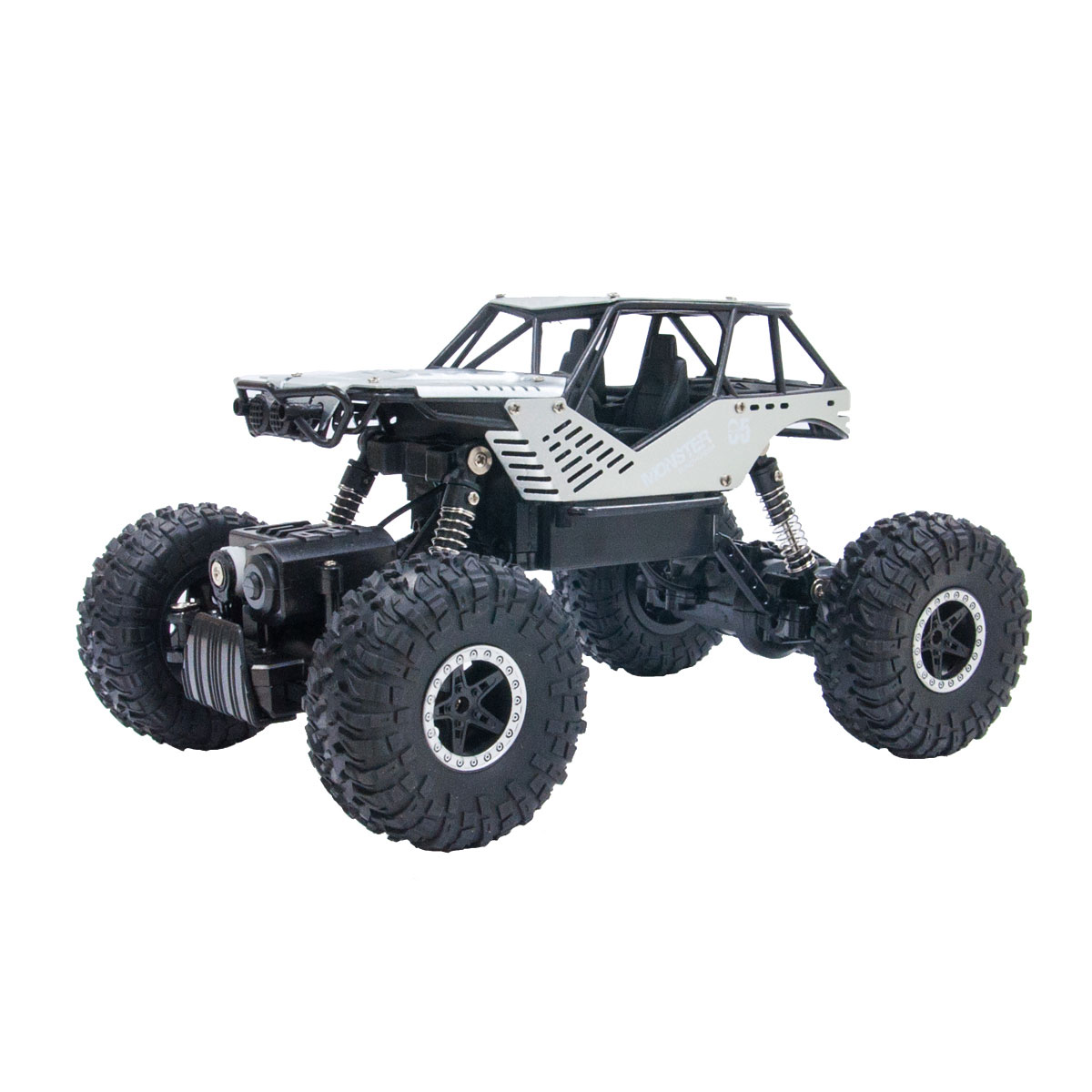 

Автомобиль OFF-ROAD CRAWLER на р/у – ROCK (серебристый, метал. корпус, 1:18) SL-111RHS