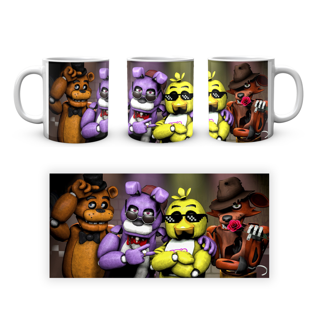 Кружка Five Nights At Freddys Пять ночей с Фредди Аниматроники в костюмах  FN.02.390 – фото, отзывы, характеристики в интернет-магазине ROZETKA от  продавца: Heo | Купить в Украине: Киеве, Харькове, Днепре, Одессе,  Запорожье,